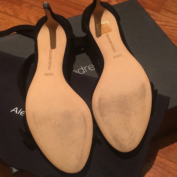 NWB Alexandre Birman Black Suede Claritas sz 36.5 - Picture 4 of 8